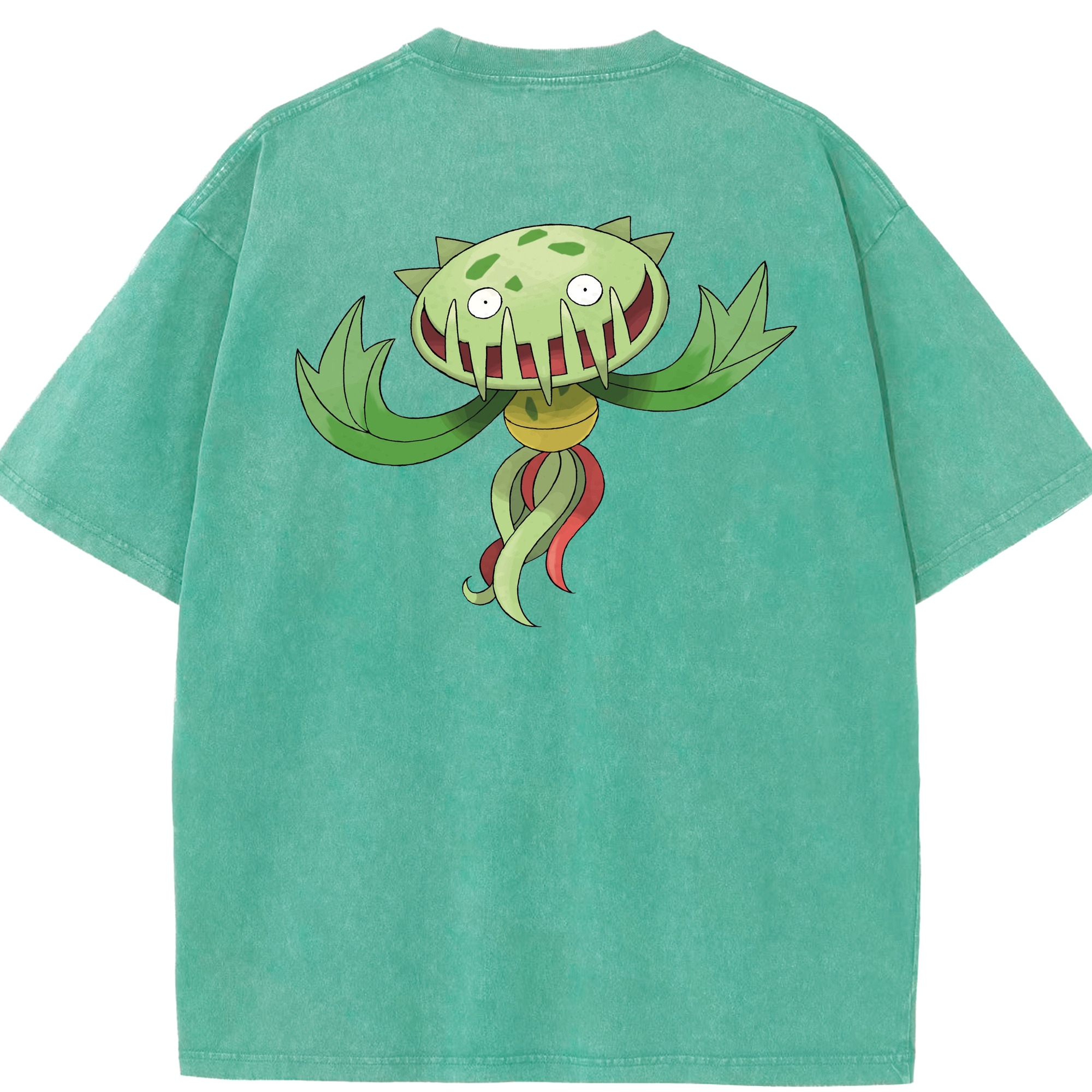 （画像用） ポケットモンスター Pokémon 綿100% ヴィンテージ風 半袖Tシャツ（背面プリント）